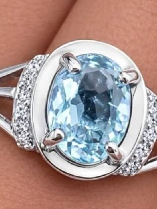 Jewelry - Sterling Silver 2.62g Blue Topaz 1.5ct Ring